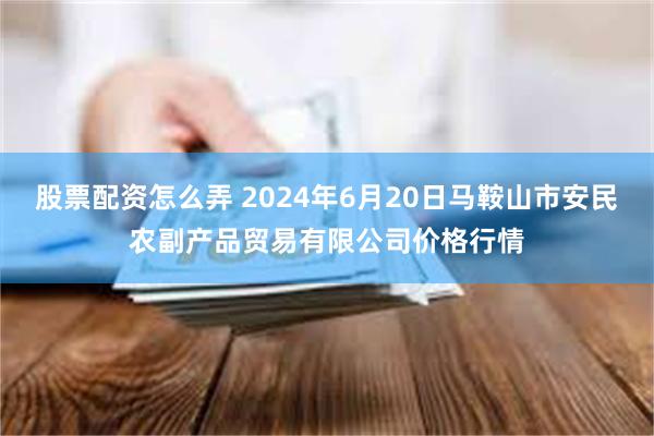 股票配资怎么弄 2024年6月20日马鞍山市安民农副产品贸易有限公司价格行情