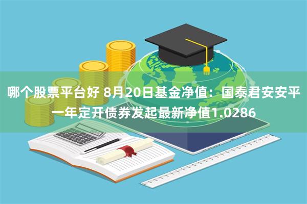 哪个股票平台好 8月20日基金净值：国泰君安安平一年定开债券发起最新净值1.0286